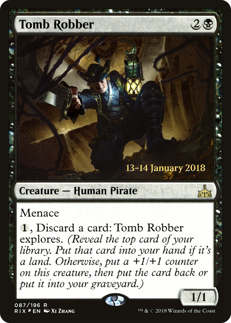 Tomb Robber (PRIX-87S) - Rivals of Ixalan Promos Foil - Premium MTG Single from Wizards of the Coast - Just $0.25! Shop now at Game Crave Tournament Store