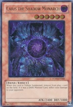 Caius the Shadow Monarch (TU03-EN000) - Turbo Pack: Booster Three Unlimited - Premium Yugioh Single from Konami - Just $498.83! Shop now at Game Crave Tournament Store