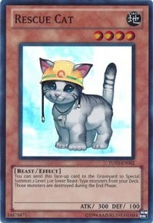 Rescue Cat (TU03-EN002) - Turbo Pack: Booster Three Unlimited - Premium Yugioh Single from Konami - Just $30.66! Shop now at Game Crave Tournament Store