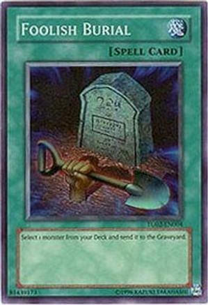 Foolish Burial (TU02-EN004) - Turbo Pack: Booster Two Unlimited - Premium Yugioh Single from Konami - Just $147.94! Shop now at Game Crave Tournament Store