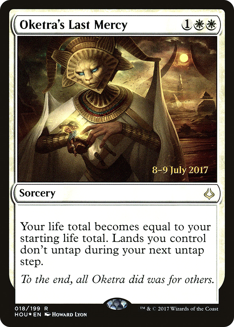 Oketra's Last Mercy (PHOU-18S) - Hour of Devastation Promos Foil - Premium MTG Single from Wizards of the Coast - Just $0.28! Shop now at Game Crave Tournament Store