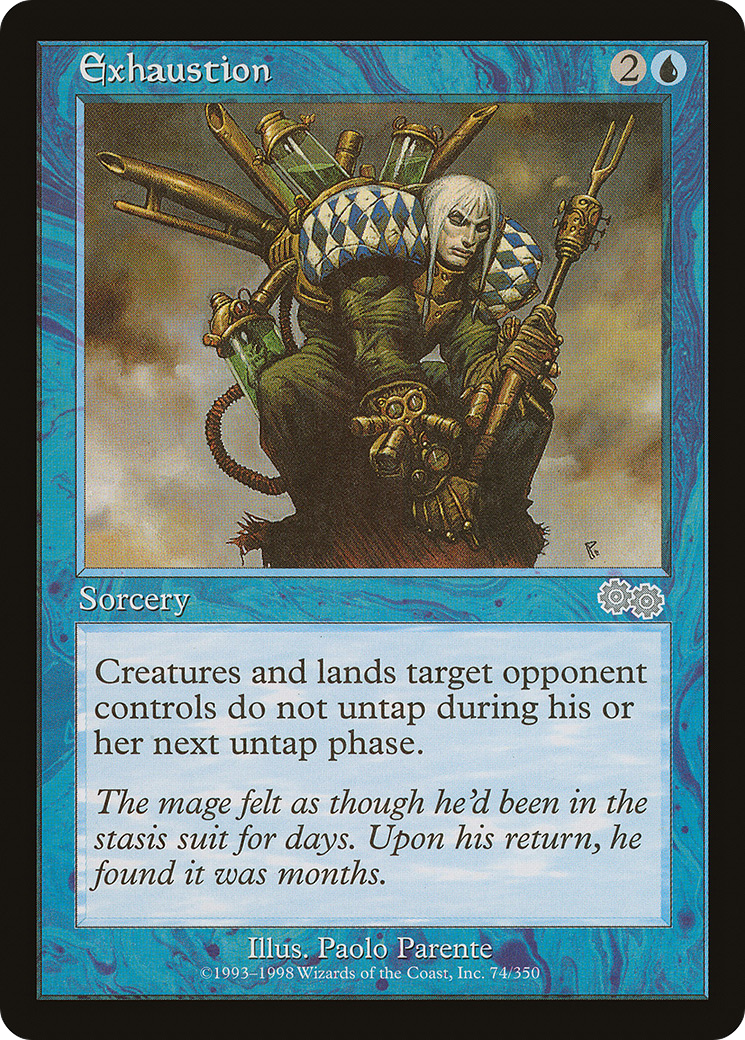 Exhaustion (USG-074) - Urza's Saga - Premium MTG Single from Wizards of the Coast - Just $0.08! Shop now at Game Crave Tournament Store