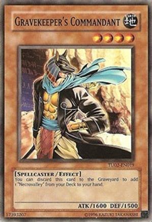 Gravekeeper's Commandant (TU02-EN019) - Turbo Pack: Booster Two Unlimited - Premium Yugioh Single from Konami - Just $4.25! Shop now at Game Crave Tournament Store