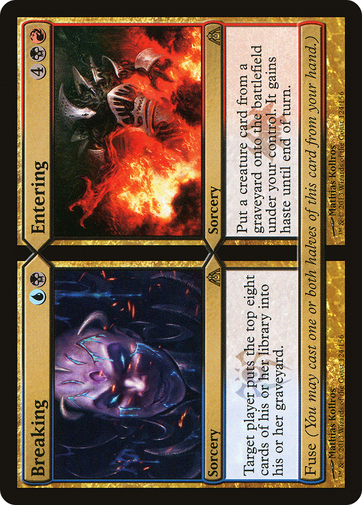 Breaking // Entering (DGM-124) - Dragon's Maze Foil - Premium MTG Single from Wizards of the Coast - Just $0.12! Shop now at Game Crave Tournament Store