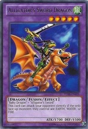 Alligator's Sword Dragon (TU08-EN008) - Turbo Pack: Booster Eight Unlimited - Premium Yugioh Single from Konami - Just $0.26! Shop now at Game Crave Tournament Store