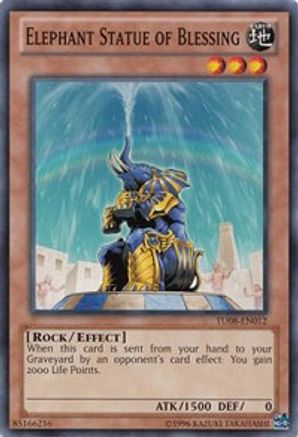 Elephant Statue of Blessing (TU08-EN012) - Turbo Pack: Booster Eight Unlimited - Premium Yugioh Single from Konami - Just $0.25! Shop now at Game Crave Tournament Store