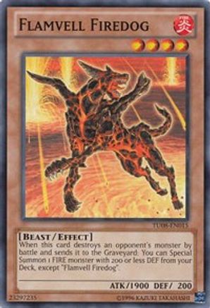 Flamvell Firedog (TU08-EN015) - Turbo Pack: Booster Eight Unlimited - Premium Yugioh Single from Konami - Just $0.25! Shop now at Game Crave Tournament Store