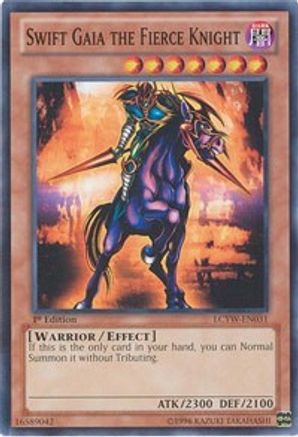 Swift Gaia the Fierce Knight (LCYW-EN031) - Legendary Collection 3: Yugi's World 1st Edition - Premium Yugioh Single from Konami - Just $0.44! Shop now at Game Crave Tournament Store