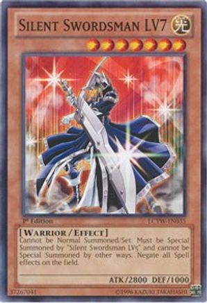 Silent Swordsman LV7 (LCYW-EN035) - Legendary Collection 3: Yugi's World Unlimited - Premium Yugioh Single from Konami - Just $0.29! Shop now at Game Crave Tournament Store