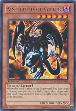 Archfiend of Gilfer (LCYW-EN042) - Legendary Collection 3: Yugi's World Unlimited - Premium Yugioh Single from Konami - Just $0.08! Shop now at Game Crave Tournament Store