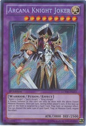 Arcana Knight Joker (LCYW-EN051) - Legendary Collection 3: Yugi's World Unlimited - Premium Yugioh Single from Konami - Just $6.56! Shop now at Game Crave Tournament Store