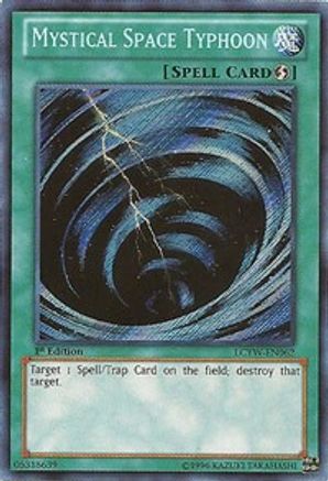 Mystical Space Typhoon (LCYW-EN062) - Legendary Collection 3: Yugi's World 1st Edition - Premium Yugioh Single from Konami - Just $2.34! Shop now at Game Crave Tournament Store