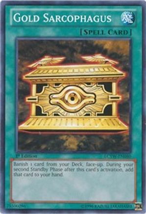 Gold Sarcophagus (LCYW-EN080) - Legendary Collection 3: Yugi's World 1st Edition - Premium Yugioh Single from Konami - Just $0.32! Shop now at Game Crave Tournament Store