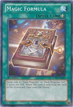 Magic Formula (LCYW-EN082) - Legendary Collection 3: Yugi's World 1st Edition - Premium Yugioh Single from Konami - Just $0.31! Shop now at Game Crave Tournament Store
