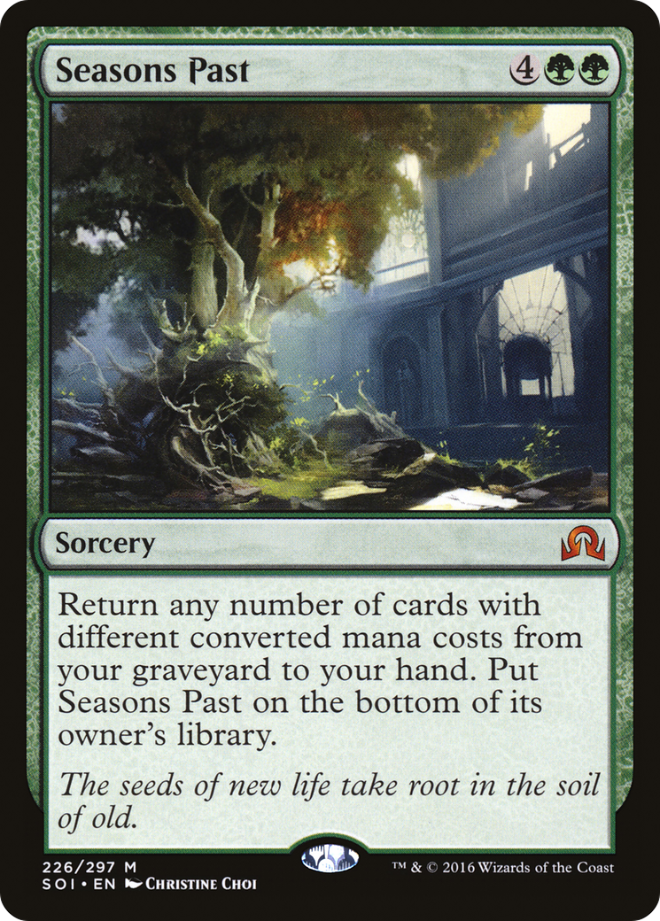 Seasons Past (SOI-226) - Shadows over Innistrad - Premium MTG Single from Wizards of the Coast - Just $0.26! Shop now at Game Crave Tournament Store