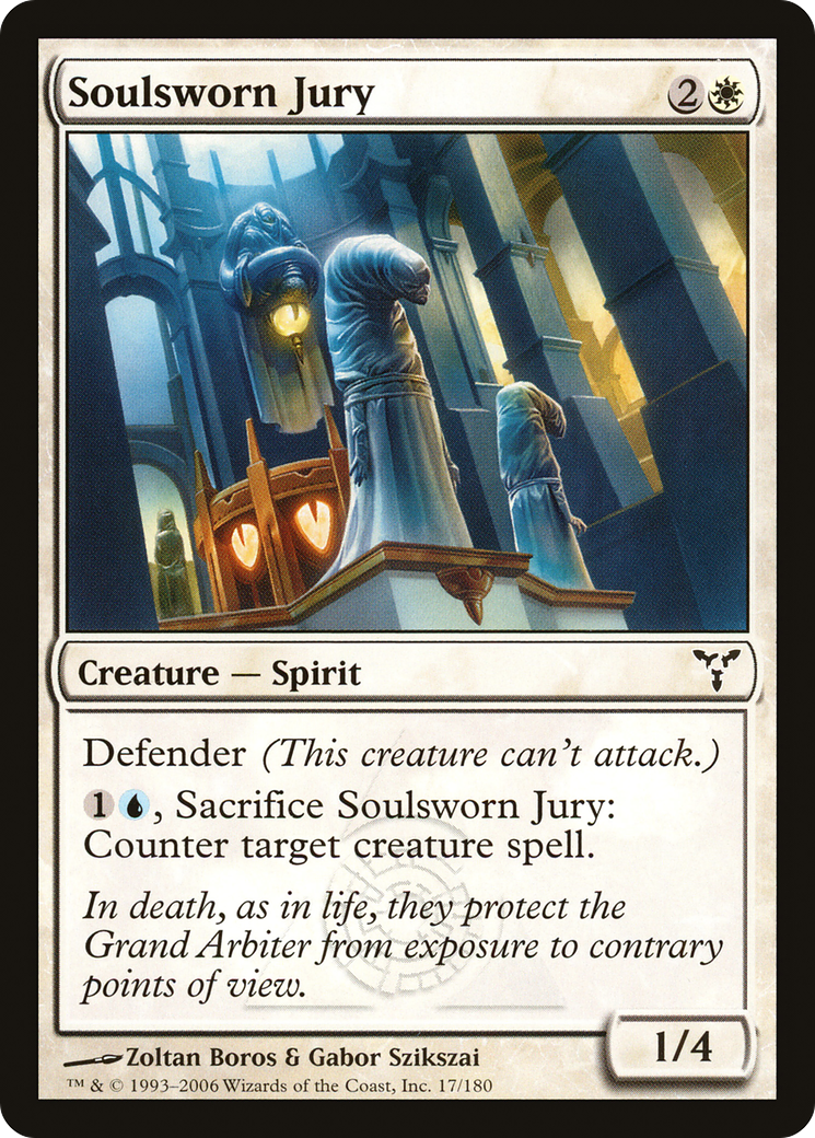 Soulsworn Jury (DIS-017) - Dissension - Premium MTG Single from Wizards of the Coast - Just $0.08! Shop now at Game Crave Tournament Store