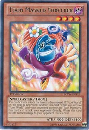 Toon Masked Sorcerer (LCYW-EN110) - Legendary Collection 3: Yugi's World Unlimited - Premium Yugioh Single from Konami - Just $0.90! Shop now at Game Crave Tournament Store