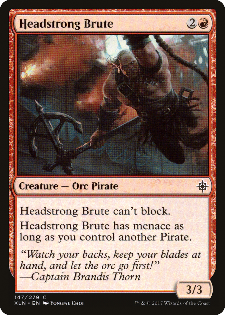 Headstrong Brute (XLN-147) - Ixalan - Premium MTG Single from Wizards of the Coast - Just $0.08! Shop now at Game Crave Tournament Store