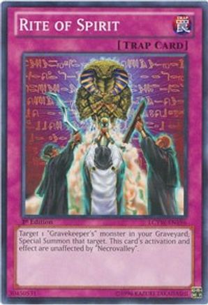 Rite of Spirit (LCYW-EN196) - Legendary Collection 3: Yugi's World Unlimited - Premium Yugioh Single from Konami - Just $0.46! Shop now at Game Crave Tournament Store