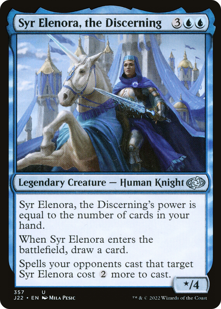 Syr Elenora, the Discerning (J22-357) - Jumpstart 2022 - Premium MTG Single from Wizards of the Coast - Just $0.25! Shop now at Game Crave Tournament Store