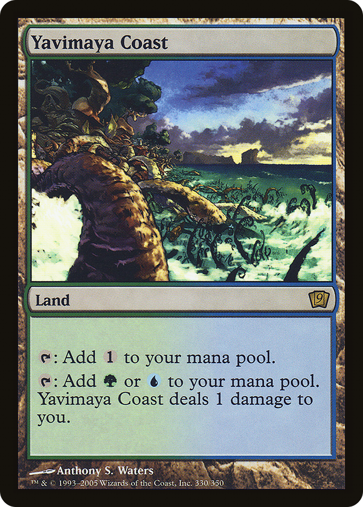 Yavimaya Coast (9ED-330★) - Ninth Edition Foil - Premium MTG Single from Wizards of the Coast - Just $5.76! Shop now at Game Crave Tournament Store