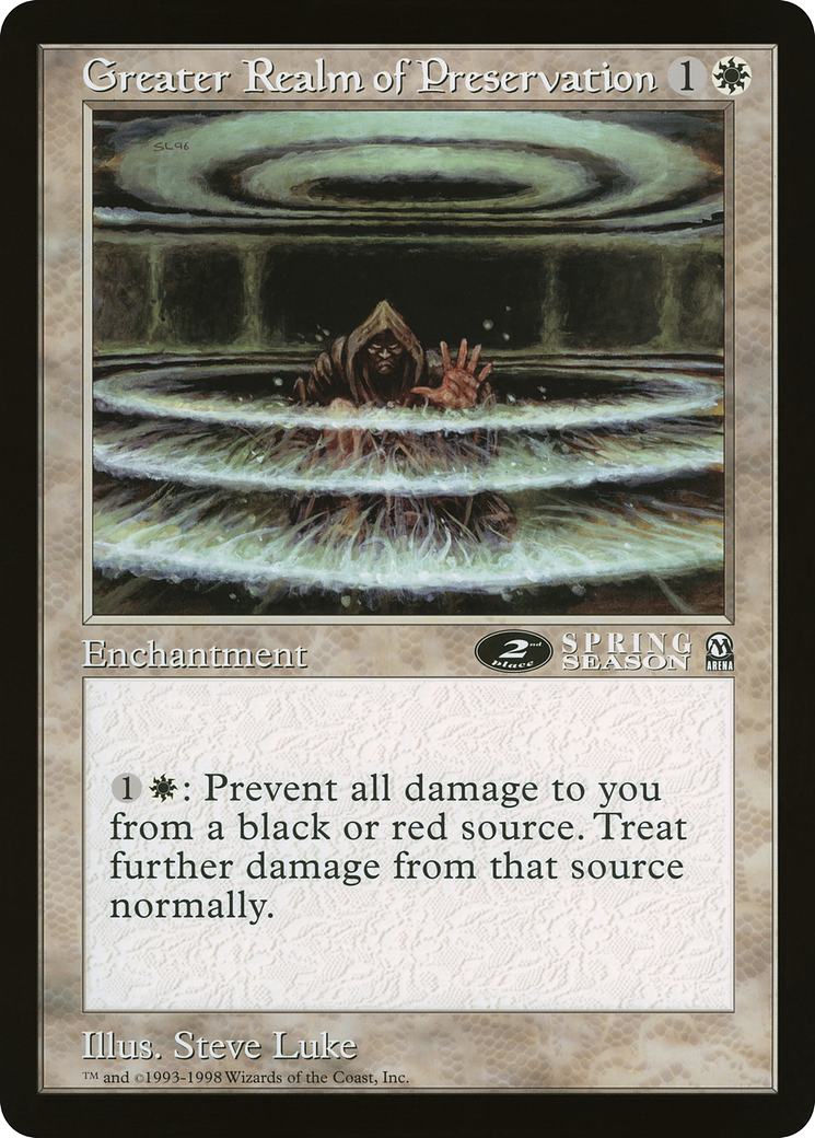 Greater Realm of Preservation (OLEP-038) - Oversized League Prizes - Premium MTG Single from Wizards of the Coast - Just $0! Shop now at Game Crave Tournament Store