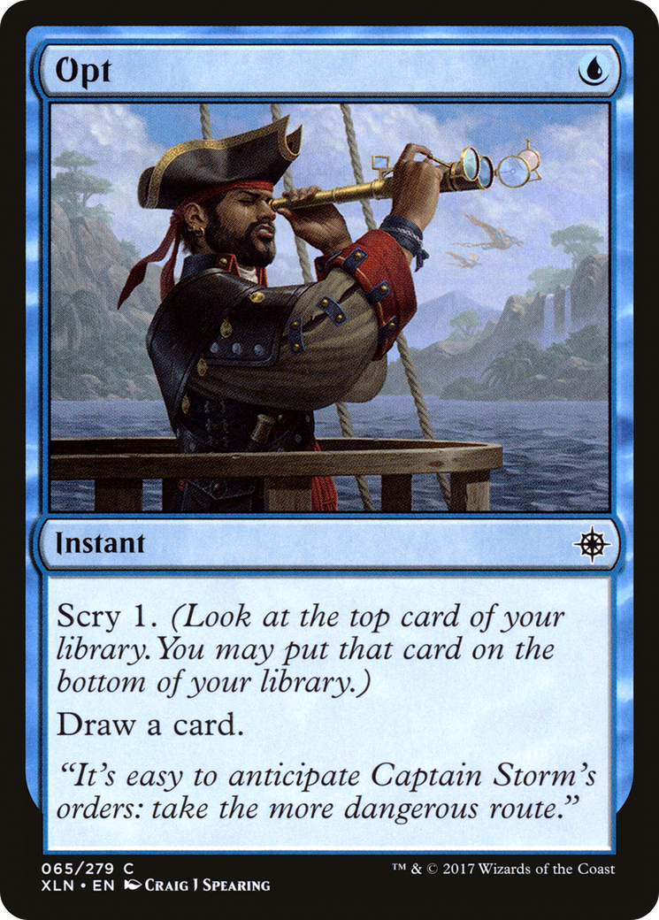 Opt (XLN-065) - Ixalan Foil - Premium MTG Single from Wizards of the Coast - Just $0.45! Shop now at Game Crave Tournament Store