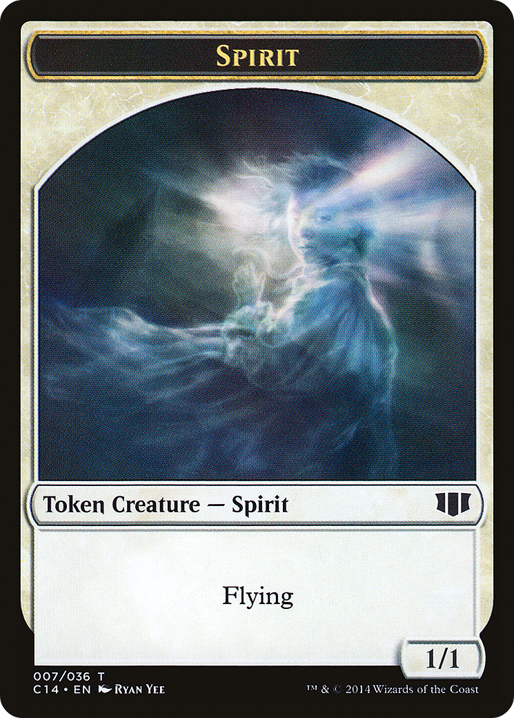 Spirit (TC14-007) - Commander 2014 Tokens - Premium MTG Single from Wizards of the Coast - Just $0! Shop now at Game Crave Tournament Store