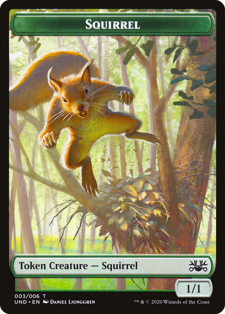 Squirrel (TUND-003) - Unsanctioned Tokens - Premium MTG Single from Wizards of the Coast - Just $0! Shop now at Game Crave Tournament Store