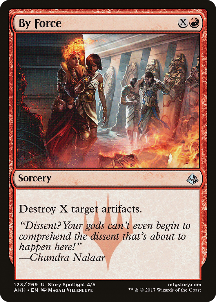 By Force (AKH-123) - Amonkhet - Premium MTG Single from Wizards of the Coast - Just $0.09! Shop now at Game Crave Tournament Store