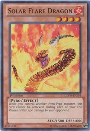 Solar Flare Dragon (LCYW-EN254) - Legendary Collection 3: Yugi's World 1st Edition - Premium Yugioh Single from Konami - Just $1.76! Shop now at Game Crave Tournament Store