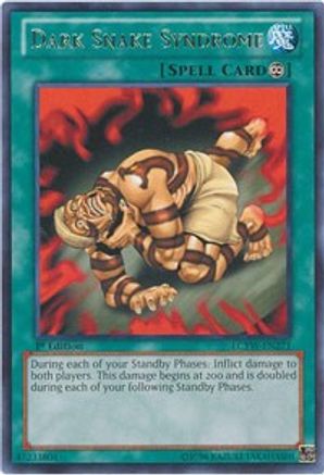 Dark Snake Syndrome (LCYW-EN271) - Legendary Collection 3: Yugi's World Unlimited - Premium Yugioh Single from Konami - Just $0.32! Shop now at Game Crave Tournament Store