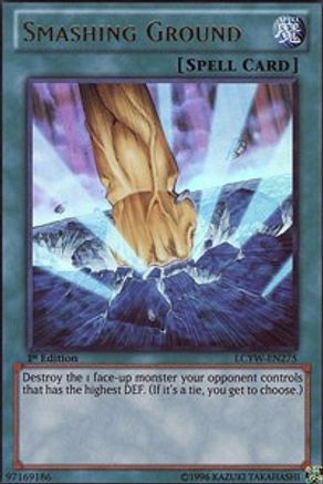 Smashing Ground (LCYW-EN275) - Legendary Collection 3: Yugi's World 1st Edition - Premium Yugioh Single from Konami - Just $2.62! Shop now at Game Crave Tournament Store