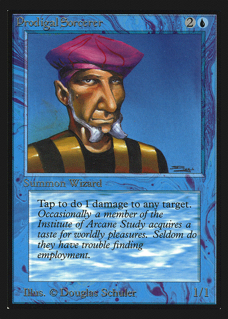 Prodigal Sorcerer (CEI-074) - Intl. Collectors' Edition - Premium MTG Single from Wizards of the Coast - Just $0.62! Shop now at Game Crave Tournament Store