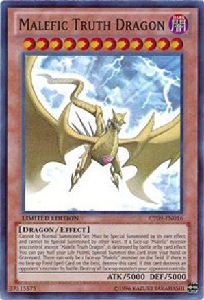Malefic Truth Dragon (CT09-EN016) - 2012 Collectors Tin Limited - Premium Yugioh Single from Konami - Just $0.31! Shop now at Game Crave Tournament Store