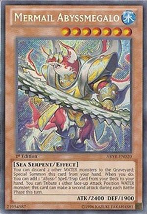 Mermail Abyssmegalo (ABYR-EN020) - Abyss Rising 1st Edition - Premium Yugioh Single from Konami - Just $18.82! Shop now at Game Crave Tournament Store