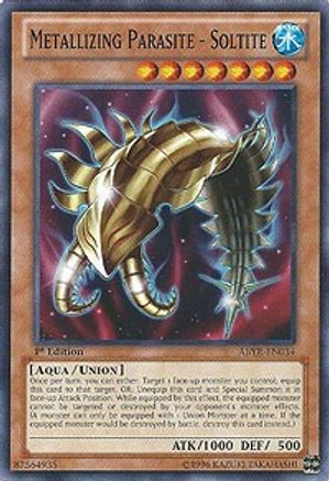 Metallizing Parasite - Soltite (ABYR-EN034) - Abyss Rising 1st Edition - Premium Yugioh Single from Konami - Just $0.25! Shop now at Game Crave Tournament Store