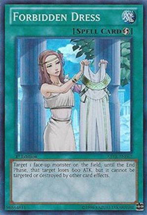 Forbidden Dress (ABYR-EN062) - Abyss Rising 1st Edition - Premium Yugioh Single from Konami - Just $0.56! Shop now at Game Crave Tournament Store