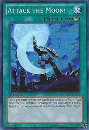 Attack the Moon! (ABYR-EN089) - Abyss Rising Unlimited - Premium Yugioh Single from Konami - Just $0.26! Shop now at Game Crave Tournament Store