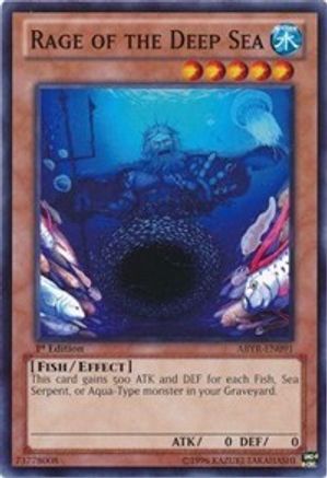 Rage of the Deep Sea (ABYR-EN091) - Abyss Rising 1st Edition - Premium Yugioh Single from Konami - Just $0.25! Shop now at Game Crave Tournament Store