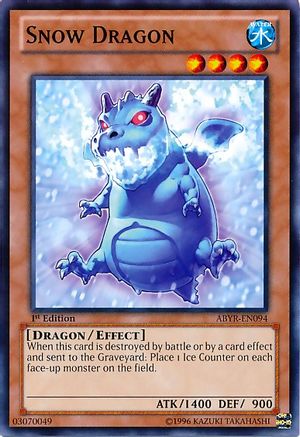 Snow Dragon (ABYR-EN094) - Abyss Rising Unlimited - Premium Yugioh Single from Konami - Just $0.25! Shop now at Game Crave Tournament Store