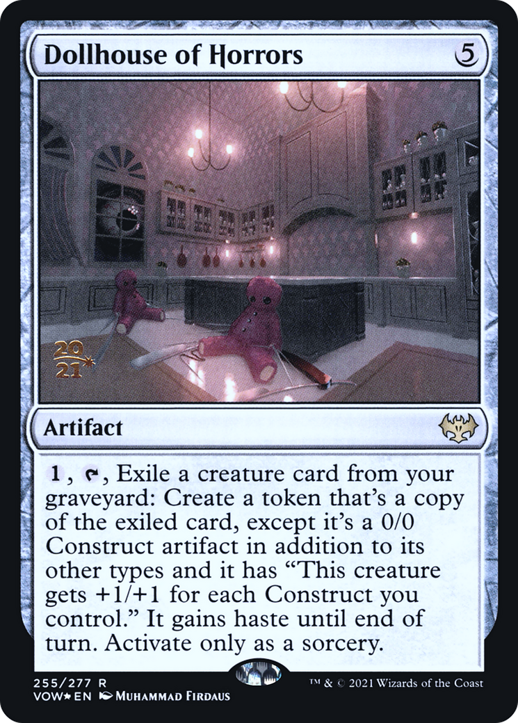 Dollhouse of Horrors (PVOW-255S) - Innistrad: Crimson Vow Promos Foil - Premium MTG Single from Wizards of the Coast - Just $0.43! Shop now at Game Crave Tournament Store
