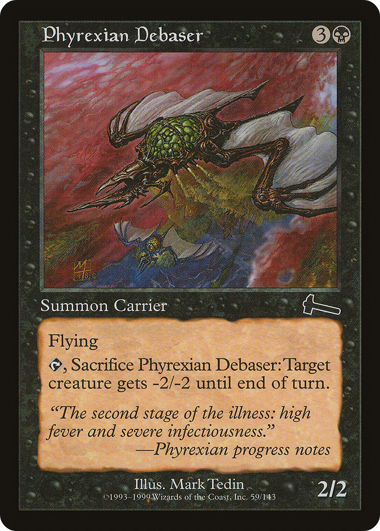 Phyrexian Debaser (ULG-059) - Urza's Legacy - Premium MTG Single from Wizards of the Coast - Just $0.08! Shop now at Game Crave Tournament Store
