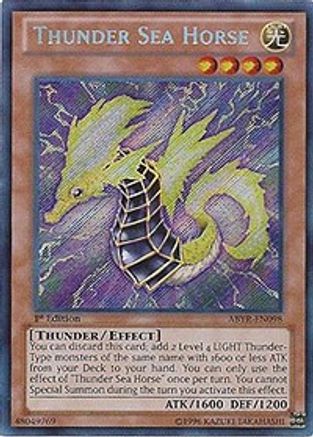 Thunder Sea Horse (ABYR-EN098) - Abyss Rising Unlimited - Premium Yugioh Single from Konami - Just $3.62! Shop now at Game Crave Tournament Store