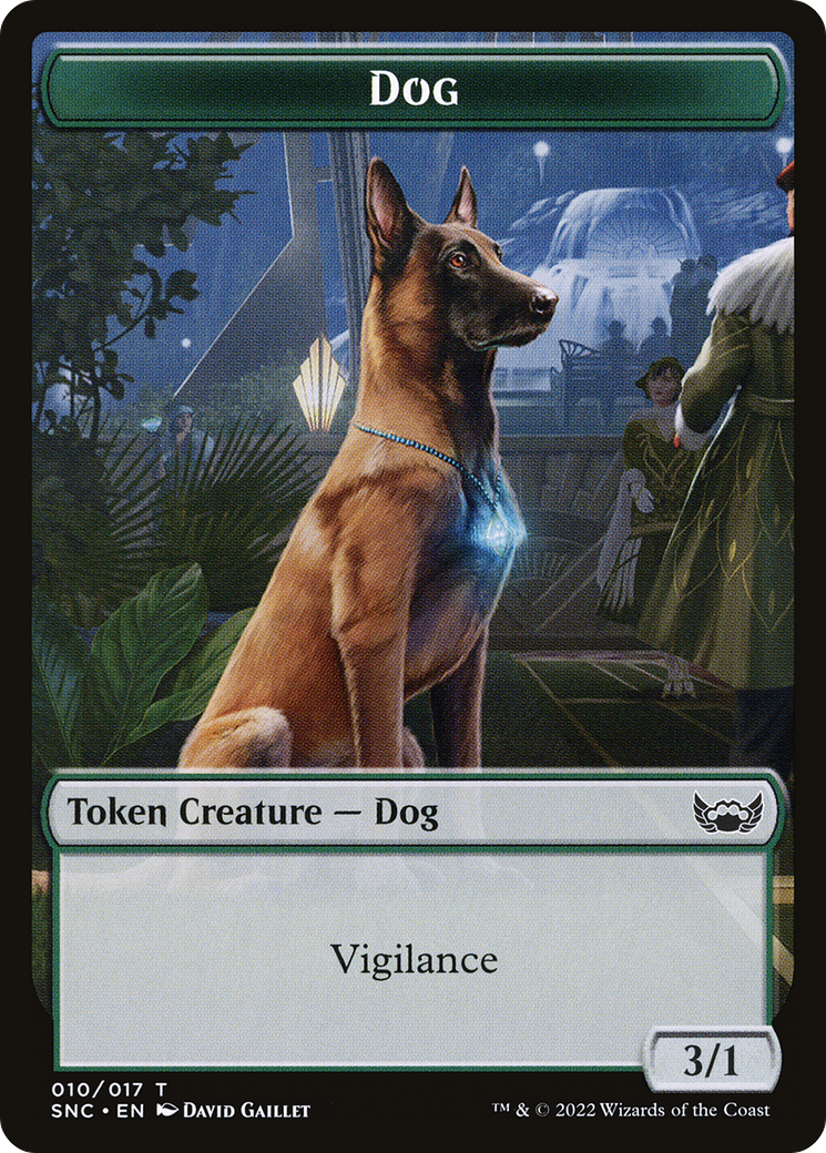Dog (TSNC-010) - Streets of New Capenna Tokens Foil - Premium MTG Single from Wizards of the Coast - Just $0! Shop now at Game Crave Tournament Store