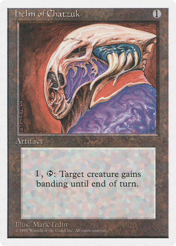 Helm of Chatzuk (4ED-324) - Fourth Edition - Premium MTG Single from Wizards of the Coast - Just $0.11! Shop now at Game Crave Tournament Store