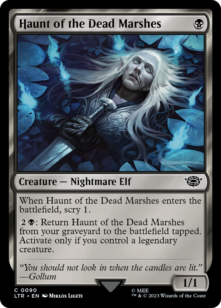 Haunt of the Dead Marshes (LTR-090) - The Lord of the Rings: Tales of Middle-earth - Premium MTG Single from Wizards of the Coast - Just $0.25! Shop now at Game Crave Tournament Store