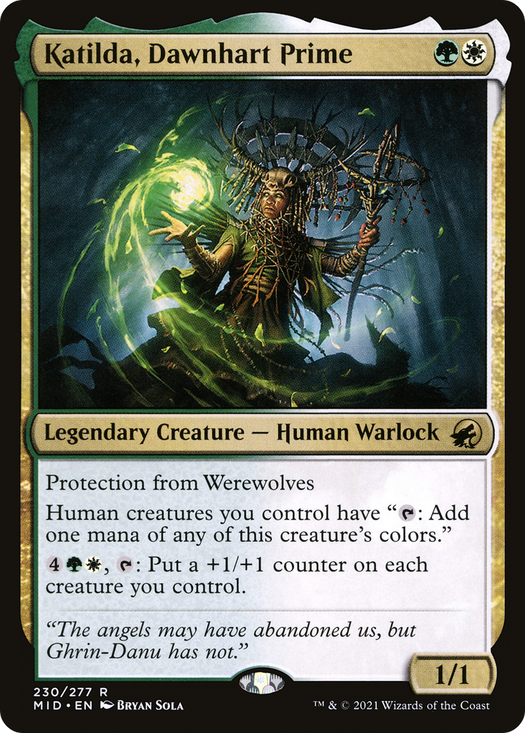 Katilda, Dawnhart Prime (MID-230) - Innistrad: Midnight Hunt - Premium MTG Single from Wizards of the Coast - Just $0.11! Shop now at Game Crave Tournament Store