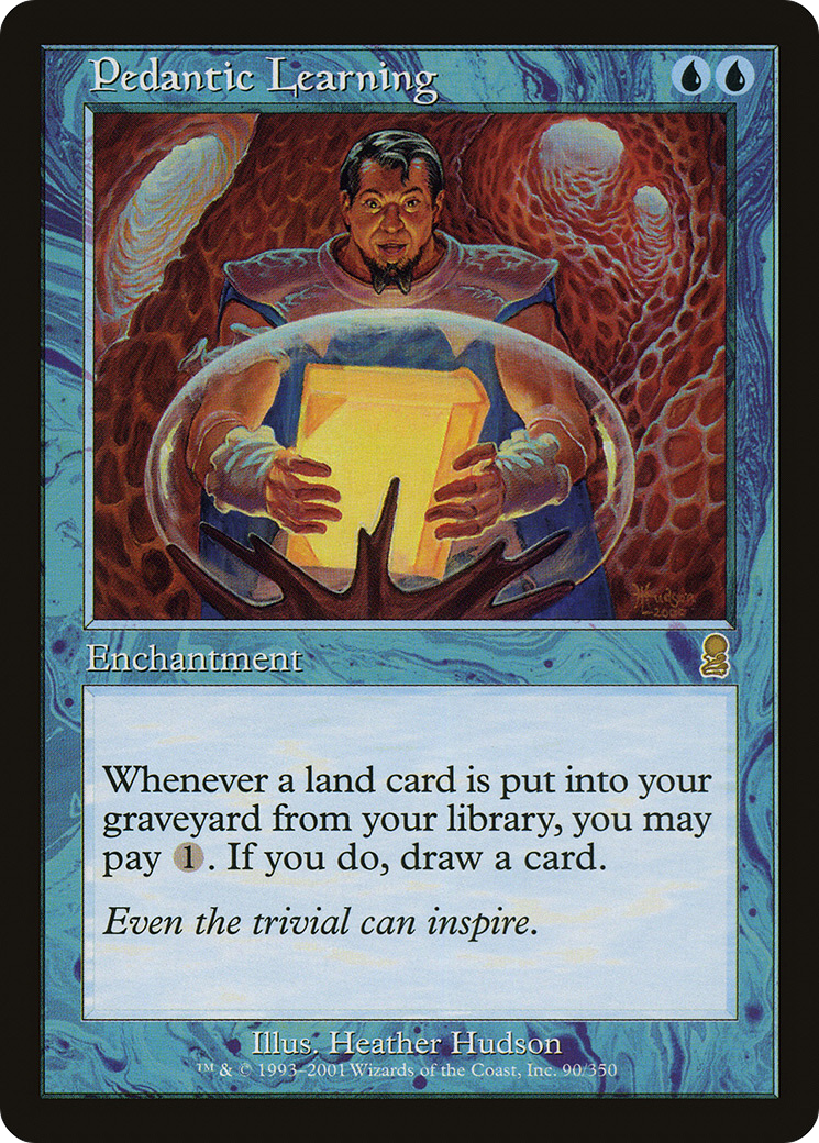 Pedantic Learning (ODY-090) - Odyssey - Premium MTG Single from Wizards of the Coast - Just $0.09! Shop now at Game Crave Tournament Store