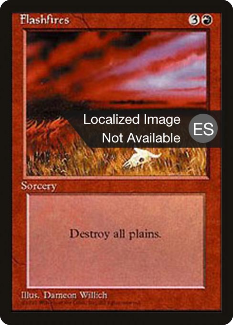 Flashfires (4BB-195) - Fourth Edition Foreign Black Border - Premium MTG Single from Wizards of the Coast - Just $0.59! Shop now at Game Crave Tournament Store